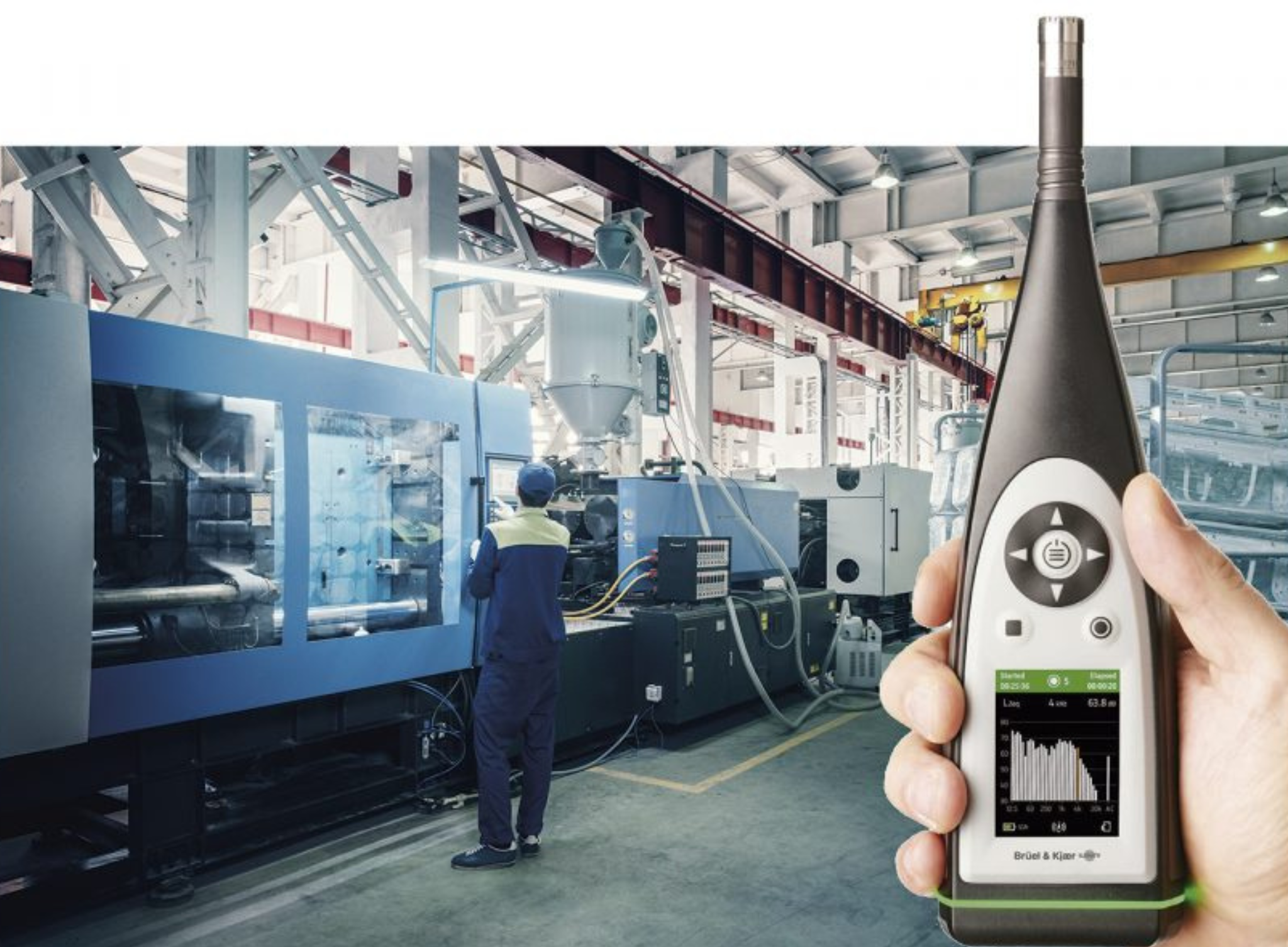 HBK 2245 Sound Level Meter with background