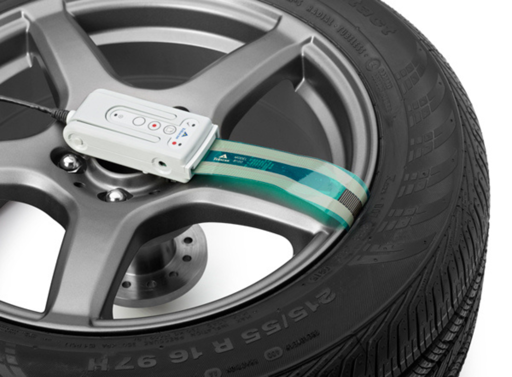 Tekscan I-Scan on tyre